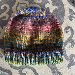 Multicolor Knit Beanie